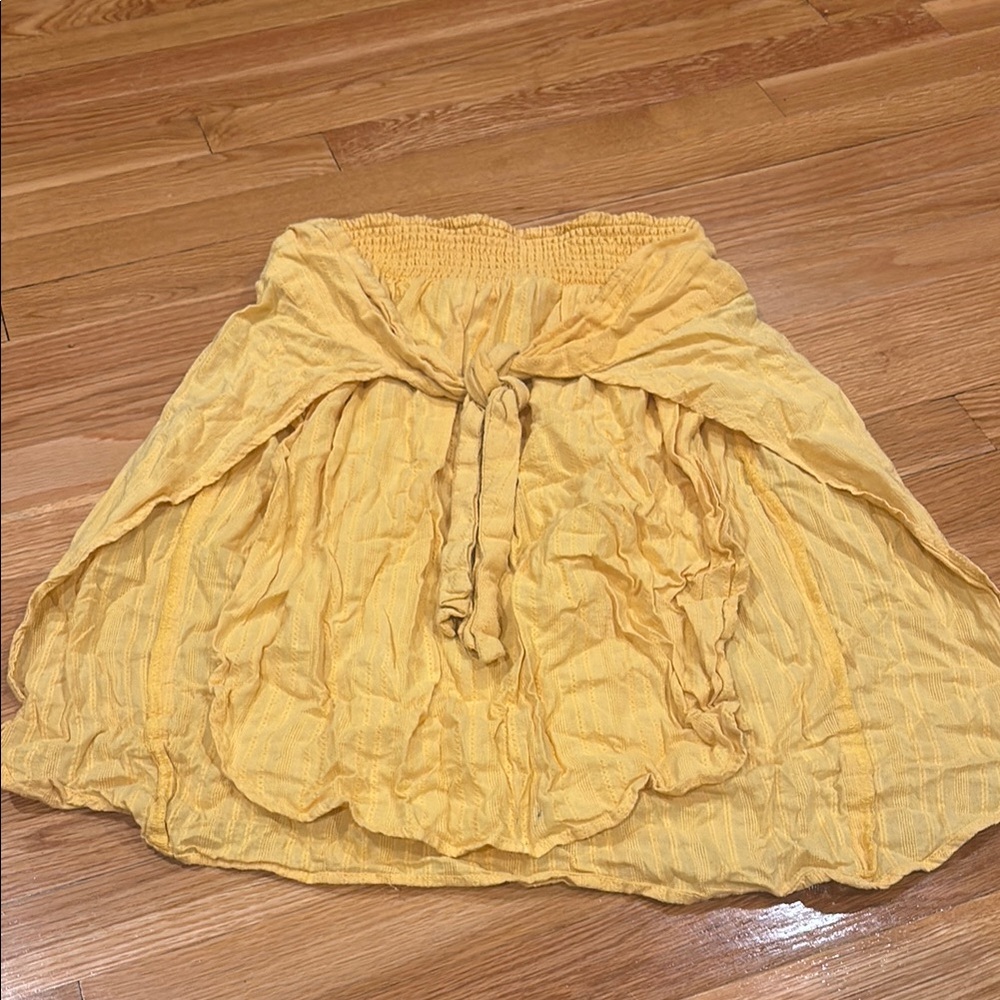 Sunny Yellow Mini Skirt
